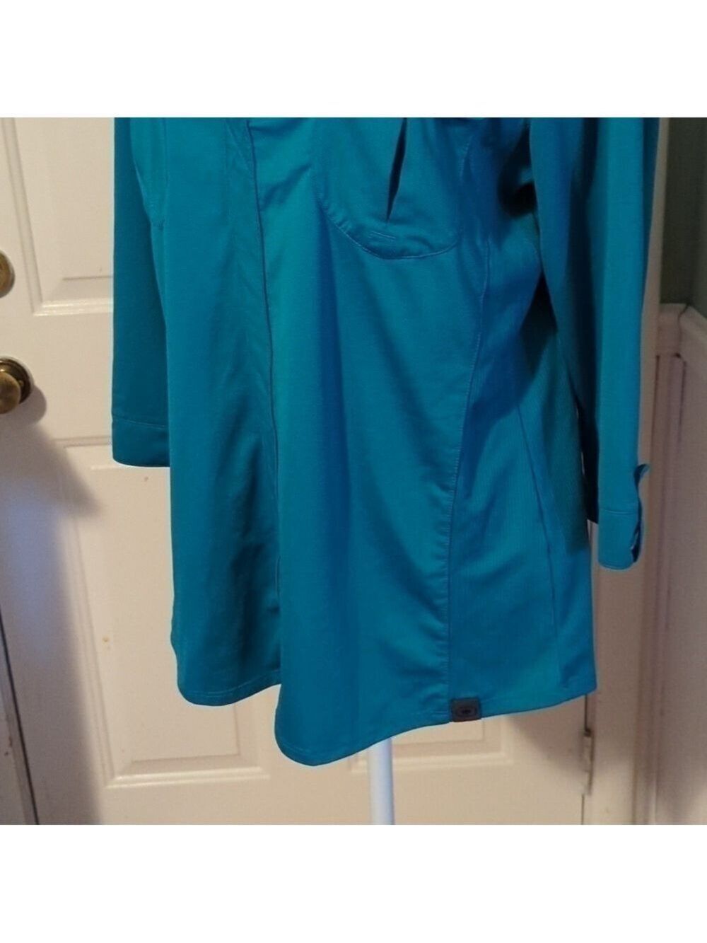 OGIO Polo Shirt Ladies Large Teal V-Neck - Picture 3 of 13